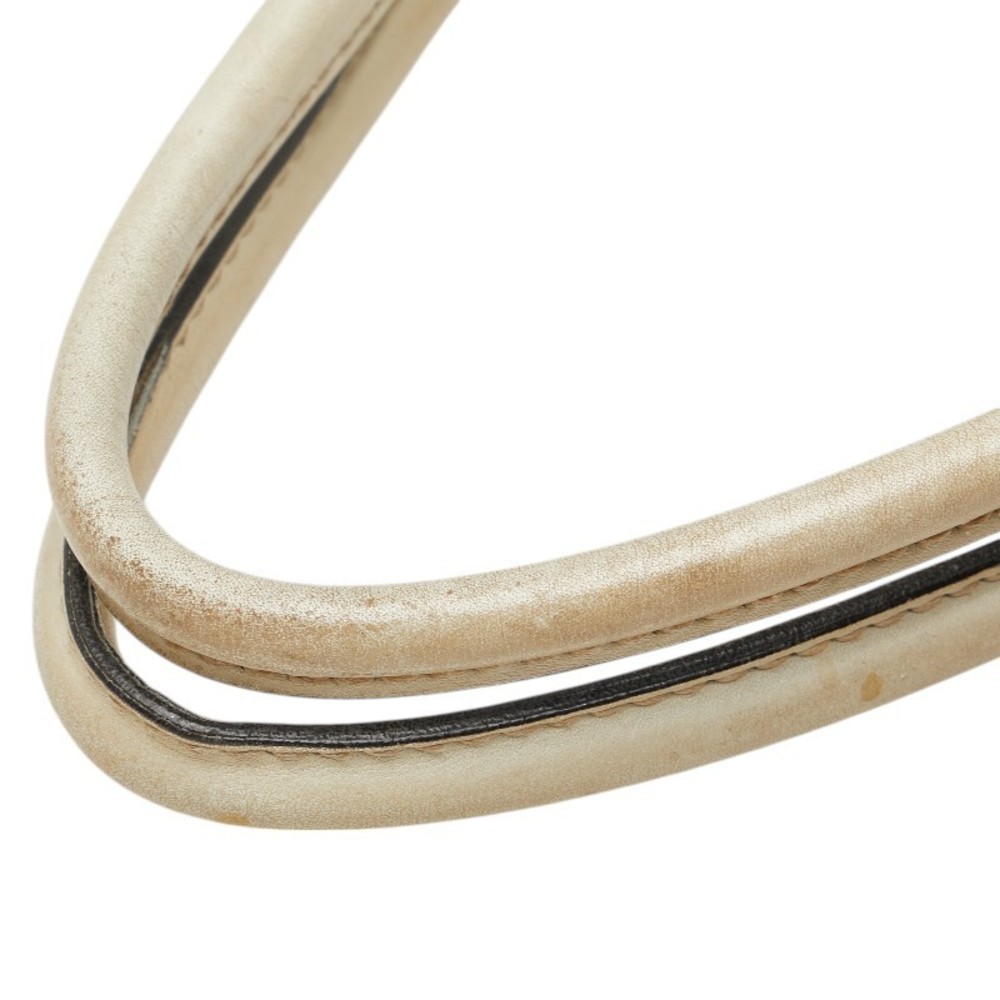 Gucci Brown Leather Handbag Bag Python Snake Tote… - image 4